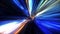 hyperspace warp futuristic blue mesh tunnel through time and space animation