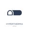 Hyperthermia icon. Trendy flat vector Hyperthermia icon on white