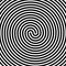 Hypno swirl spiral. Hypnosis vector circle tunnel element