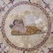 Hypnos deity of sleep, museum `Roman mosaics`, Risana, Boca-kotor bay, Montenegro