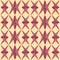 Hypnotic background and star shape seamless pattern design