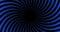 Hypnotic black and blue spiral background