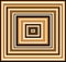 Hypnotic colored white brown beige squares