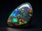 The Hypnotic Dance of Colors within a Vibrant Opal
