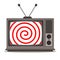 Hypnotic old tv. propaganda people