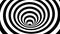 Hypnotic optical illusion black and white monochrome wormhole tunnel vortex background element