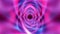 Hypnotic pink blue wave vortex in loop