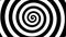Hypnotic spiral background spinning rotating retro 2d animation footage alpha channel