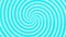 Hypnotizing aqua color whirlpool spiral transition animation - turquoise