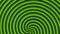 Hypnotizing dark green shades whirlpool spiral transition animation