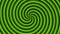 Hypnotizing green whirlpool spiral transition animation