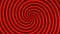 Hypnotizing red whirlpool spiral transition animation