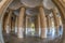 The Hypostyle Hall or Hall of the Hundred Columns, Parc GÃ¼ell, Barcelona, Spain