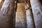 Hypostyle hall of the temple of Hathor at Dendera