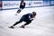 Hyun Woo Jung of Australia competes during the ISU Short Track Speed Skating World Championship