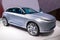 Hyundai FE Fuel Cell hydrogen concept car presented at the 87th Geneva International Motor Show. Geneva - March 8, 2017