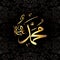 Hz. Muhammad SAV calligraphic name