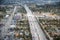 I-95 aerial view from helicopter, Miami area