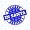 I Believe in Santa Grunge Round Stamp Seal for New Year