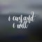 I can and I will hand lettering motivation and inspiration