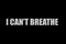 I can`t breathe - stylized inscription, lettering in the form of skulls on a black background. Protest. Vector