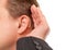 I can\'t hear you using hearing aid