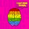 I Cant Think Straight, Lgbti Poster Illustration