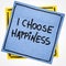 I choose happiness positive affirmation