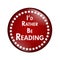 I\'d Rather Be Reading Button