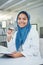 I dont just love science, I live for it. Portrait of a young scientist conducting research in a laboratory.