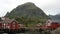 A i Lofoten fishing village