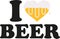 I love beer with heart full of beer