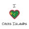 I love Cocos Keeling Islands t-shirt design.