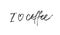 I love coffee modern quote. Brush calligraphy