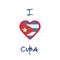 I love Cuba t-shirt design.