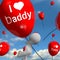 I Love Daddy Balloons Shows Affectionate Feelings for Dad