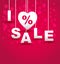 I Love discount sale