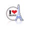 I Love France Label