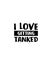 I love getting tanked.Hand drawn typography poster design