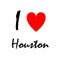 I love Houston, logo