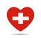 I love I love Switzerland,Switzerland flag heart vector illustration isolated on white background