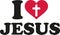 I love jesus with cross