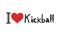 I love kickball symbol