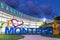 I love Montego Bay/ I heart Montego Bay sign at the Sangster International Airport