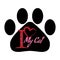 I Love My Cat slogan design for your t-shirt. Vector illustration.