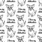 I love my chihuahua seamless vector pattern. Cute Mexican dog. Tiny black and white puppy smiles and sits. Simple doodle