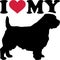 I love my Norfolk Terrier silhouette