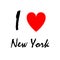 I love New York, logo. Decorative background can be used for wallpapers, printing pictures