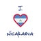I love Nicaragua t-shirt design.