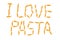 I love pasta